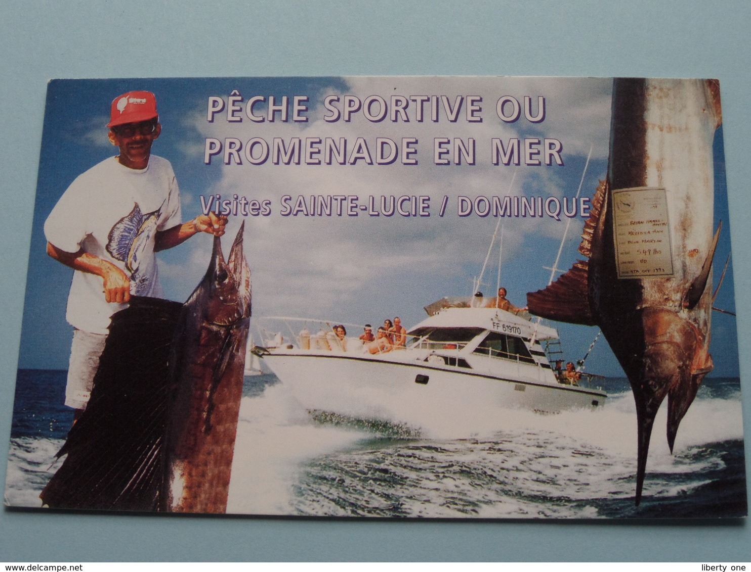 Pêche Sportive Ou Promenade En Mer / Max Chalono ( SCE ) Anno 19?? ( Voir Photo : Publi POP's CAR ) ! - Fort De France