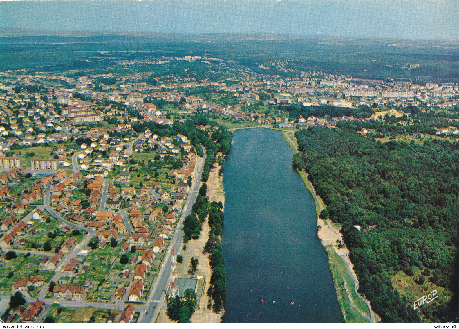 57) CREUTZWALD : Vue Aérienne - Creutzwald