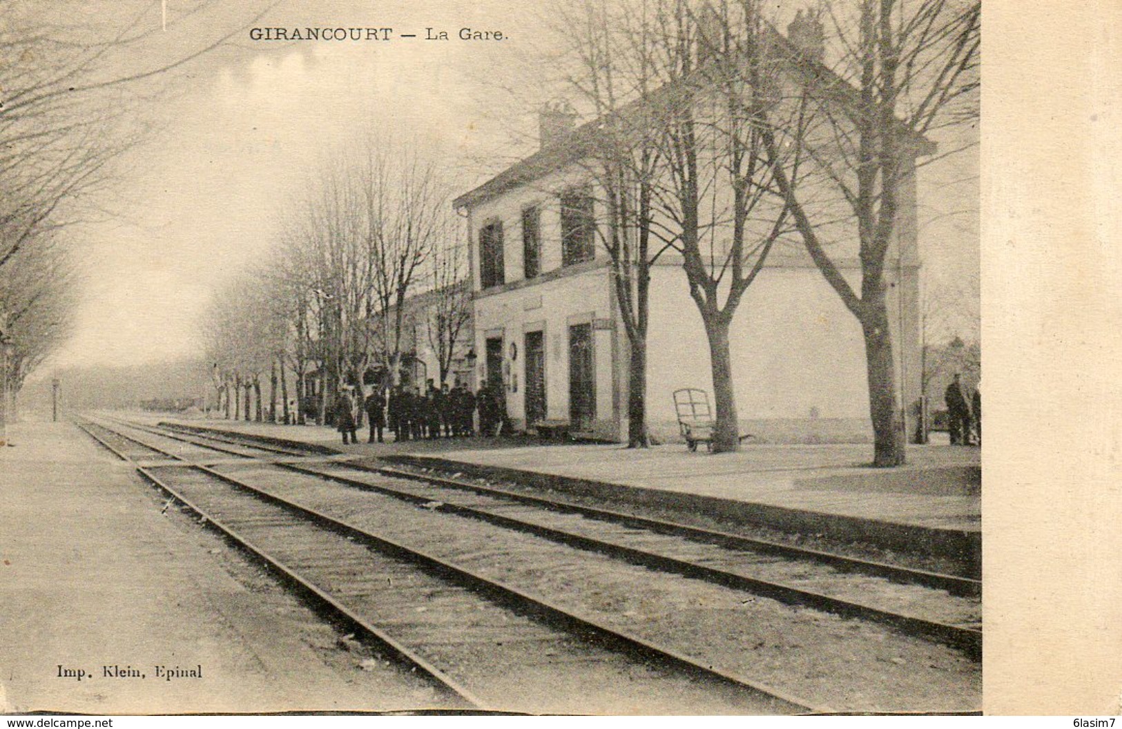 CPA - GIRANCOURT (88) - Aspect De La Gare Au Début Du Siècle - Otros & Sin Clasificación