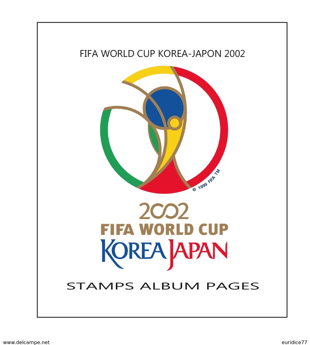 Suplemento Filkasol FIFA WORLD CUP KOREA-JAPON 2002 - Ilustrado Color Sin Montar - Pre-printed Pages