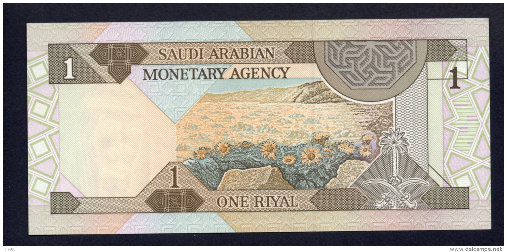 Banconota Arabia Saudita - 1 Rial 1984 (FDS/UNC) - Arabie Saoudite