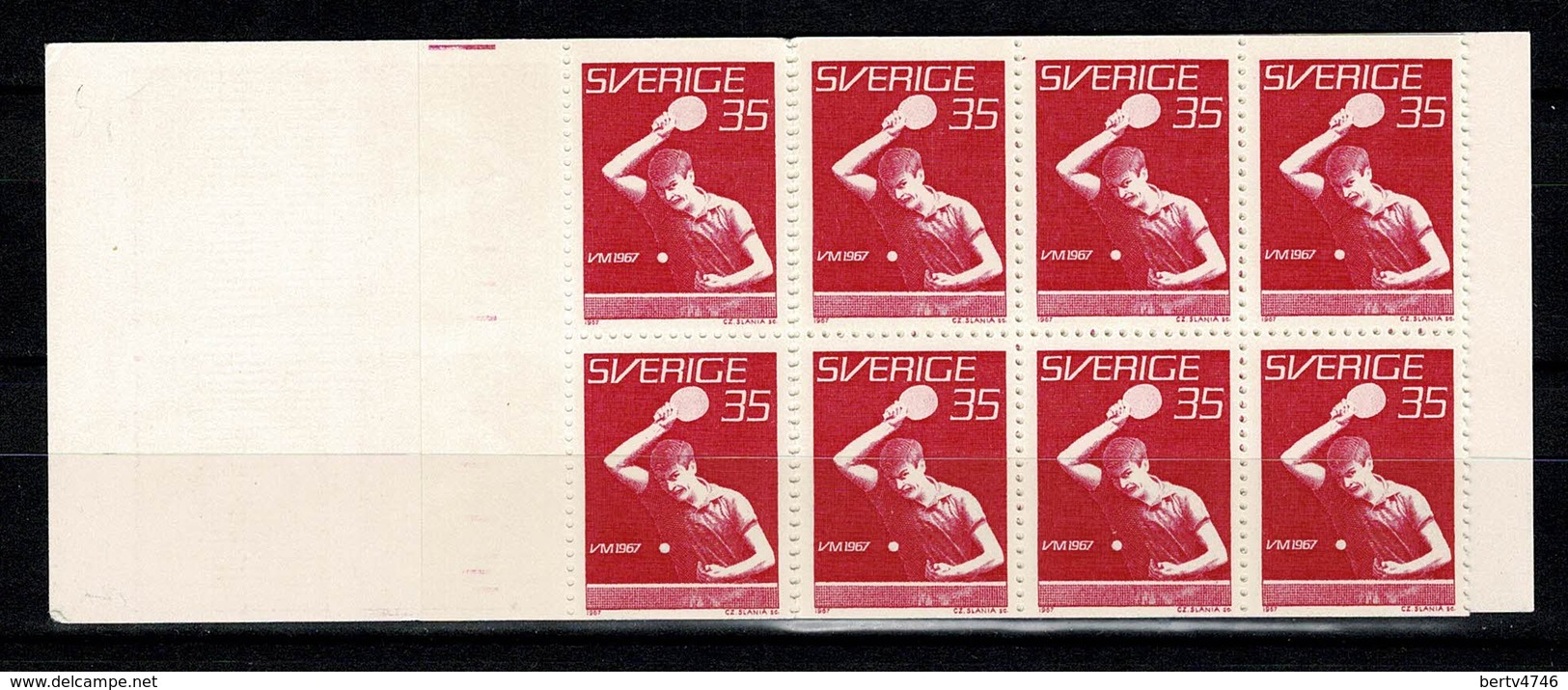 Sverige 1967  Facit H189**, Yv  C561a** Boekje/carnet 561 A** Complete Booklet - 1951-80