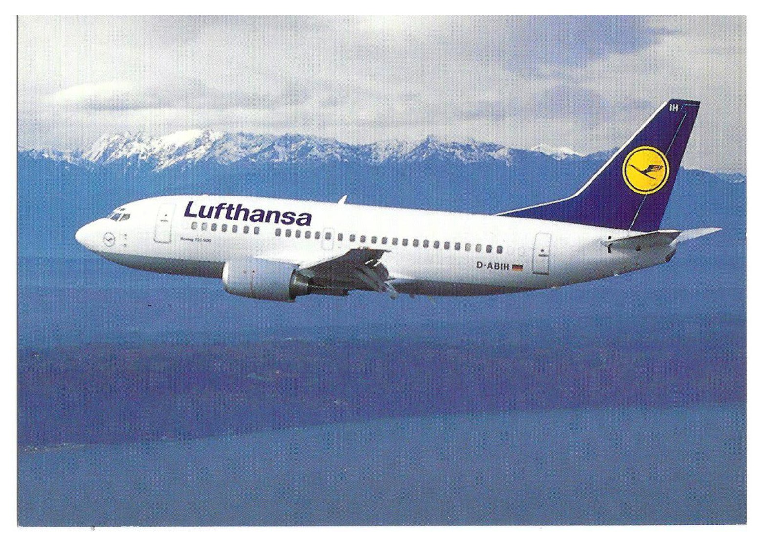 Lufthansa Boeing 737-500. - 1946-....: Era Moderna