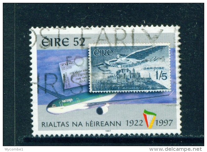 IRELAND  -  1997  75 Years As A Republic  52c  Used As Scan - Used Stamps