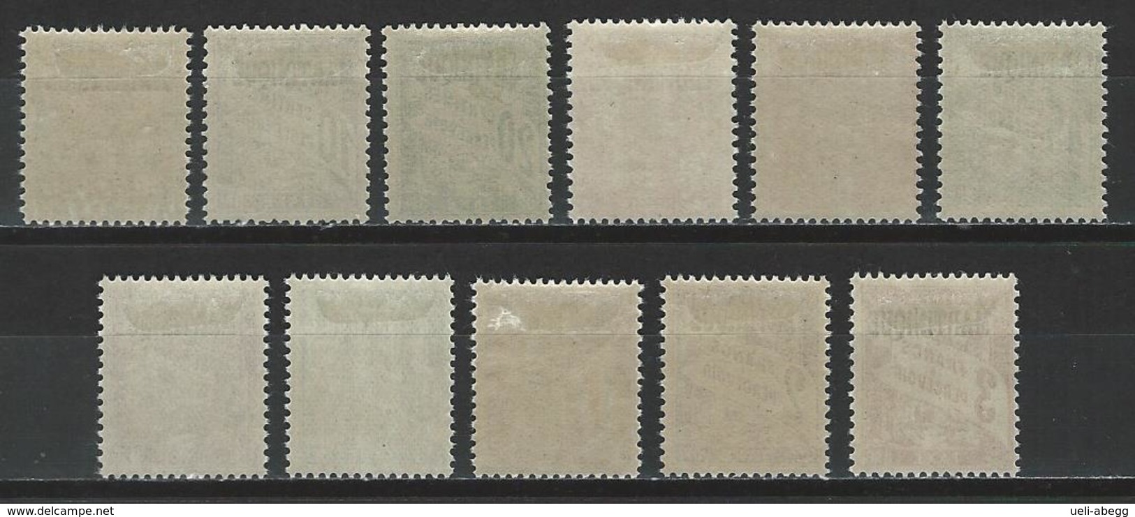 Martinique Yv. T1-11, Mi P1-11 * - Timbres-taxe