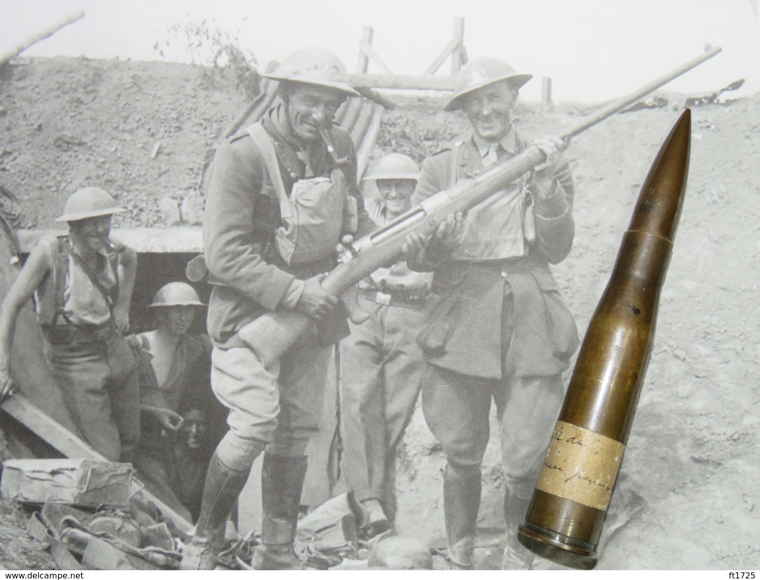 SUPERBE CARTOUCHE ALLEMANDE DE TANKGEWEHR 1918 !!! - 1914-18