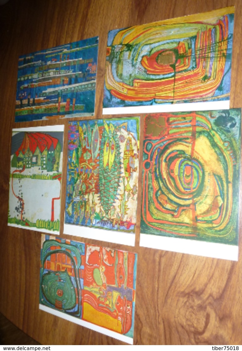 Série De 18 Cartes Postales - Illustration : Friedensreich Hundertwasser (Verlag Galerie Welz Salzburg) - Jeudy