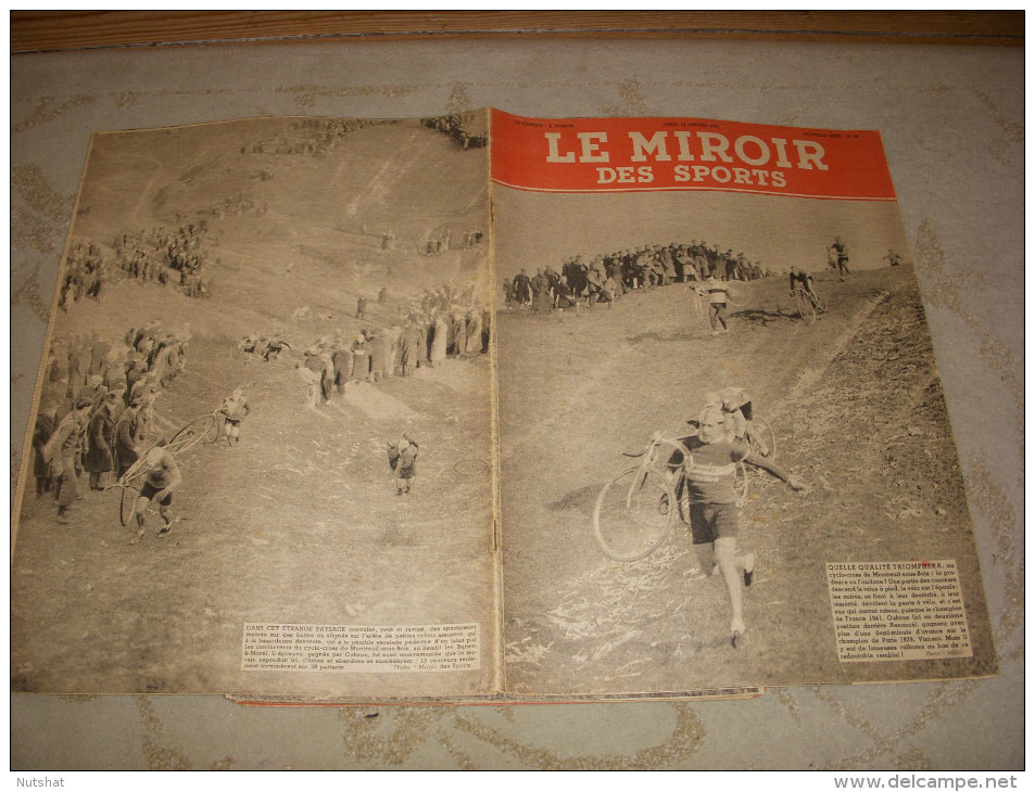 MIROIR Des SPORTS 40 12.01.1942 CYCLO CROSS MONTREUIL OUBRON SKI Emile ALLAIS - Sport