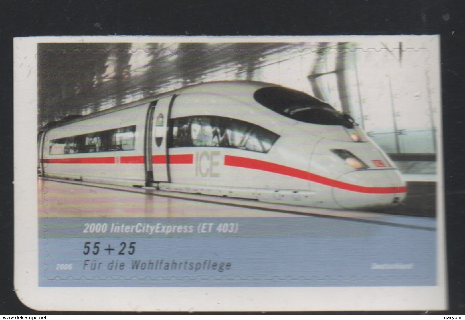 LOT 499 - ALLEMAGNE N°  2387 ** - TRAIN A GRANDE VITESSE ADHESIF - Trains