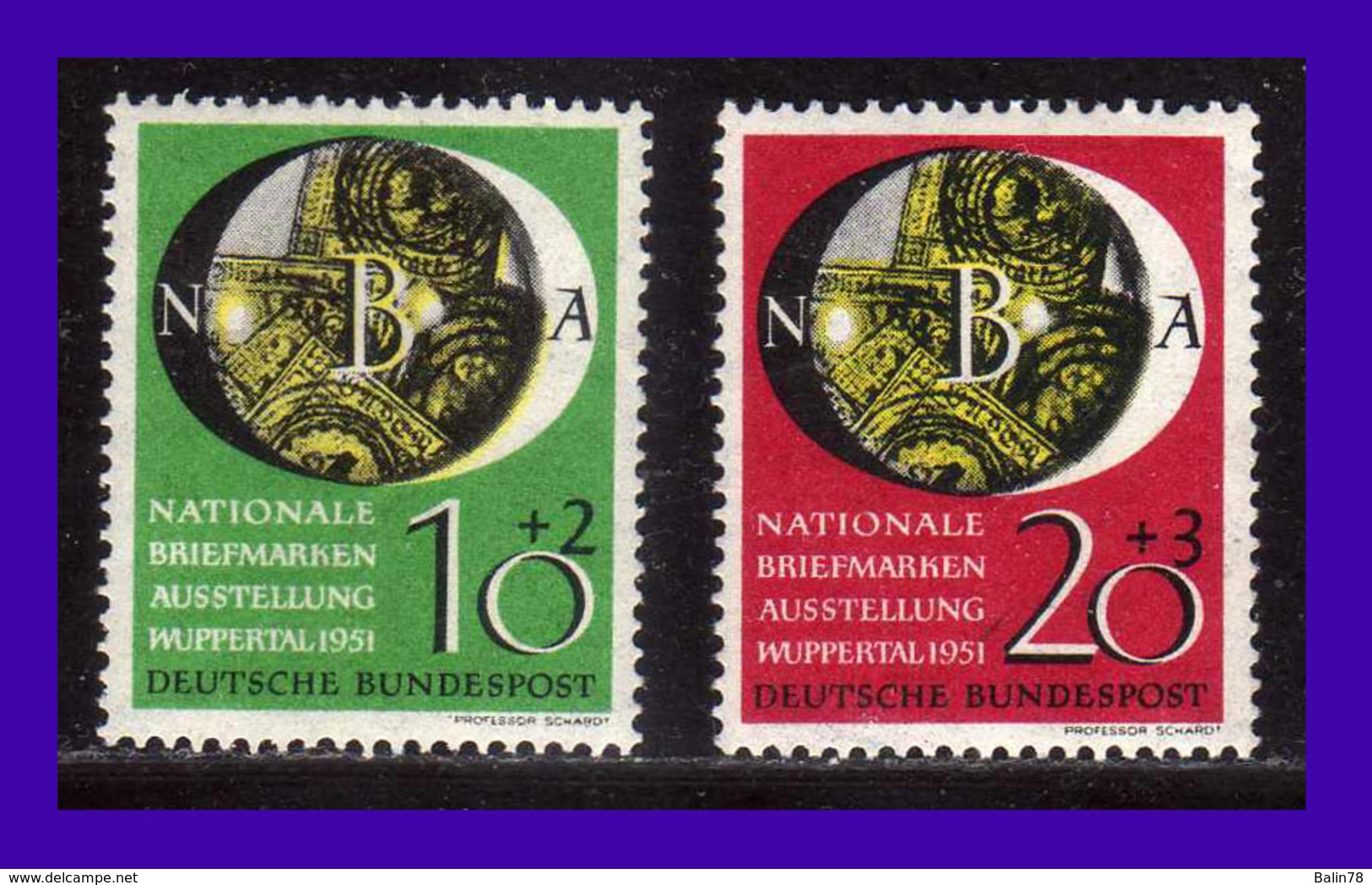 1951 - Alemania - Scott Nº B 318 / B 319 - MNH - V. Catalogo 90 € - AL- 182 - 04 - Nuevos