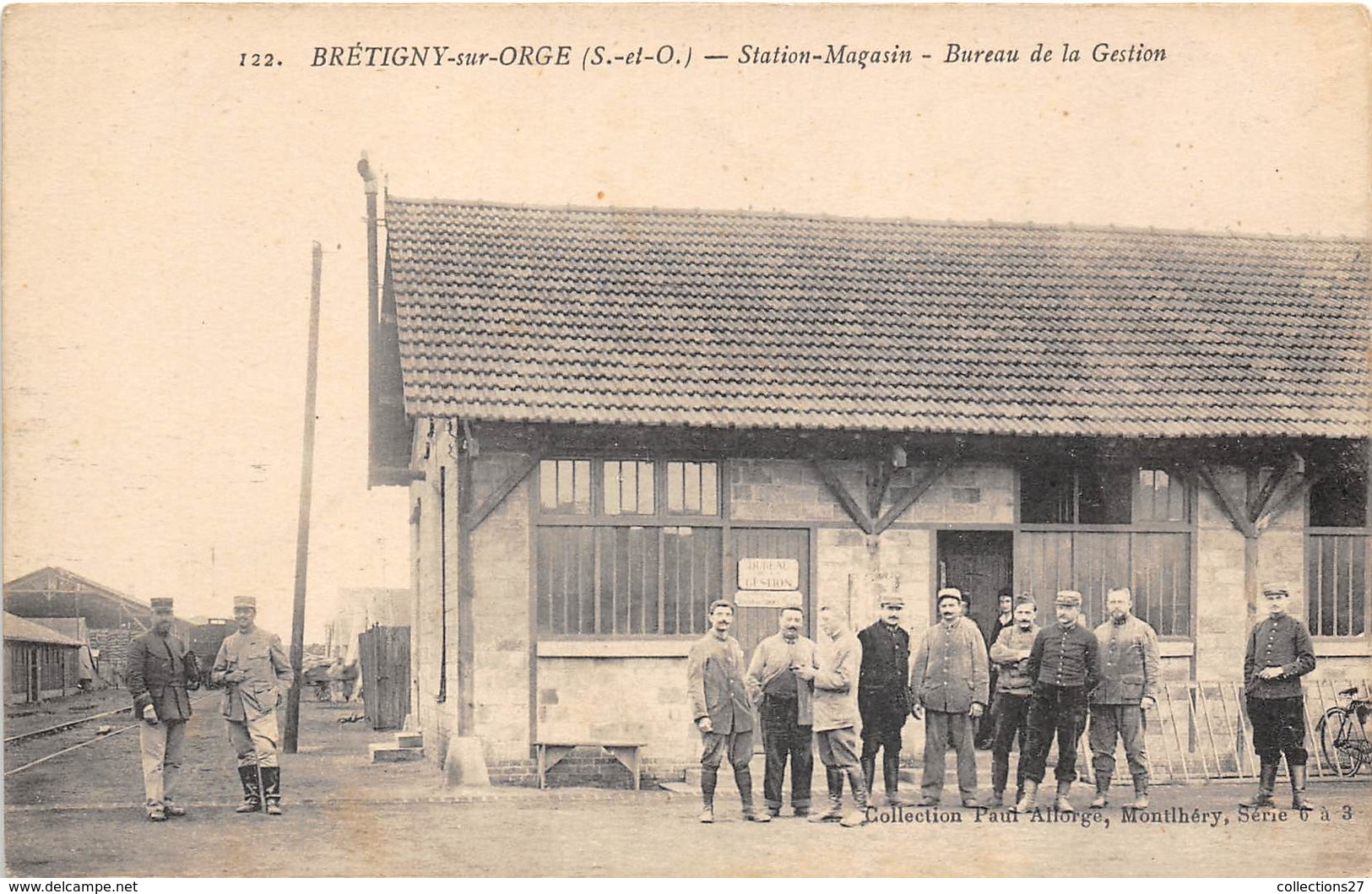 91-BRETIGNY-SUR-ORGE- STATION- MAGASIN, BUREAU DE LA GESTION - Bretigny Sur Orge