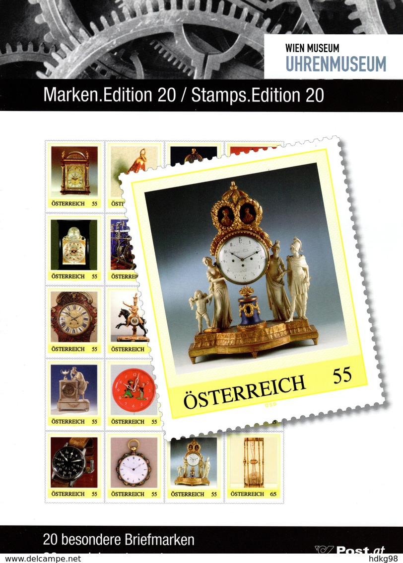 A Österreich 2010 Mi Xx Mnh Uhrenmuseum - Timbres Personnalisés