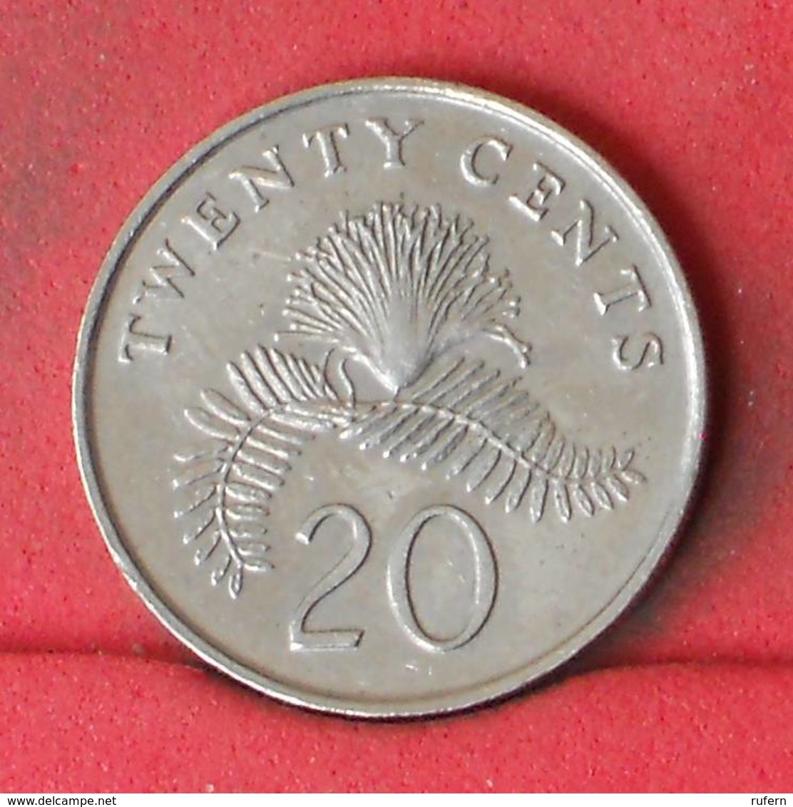 SINGAPORE 20 CENTS 1991 -    KM# 52 - (Nº23133) - Singapore