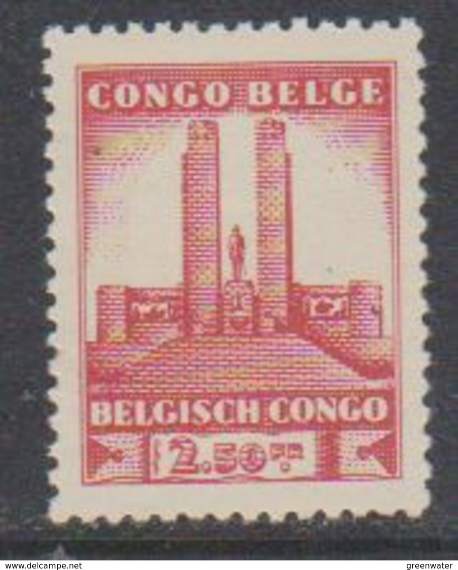 Belgisch Congo 1941 Monument Koning Albert I Te Leopoldstad 2.50fr  1w ** Mnh (38938C) - Ongebruikt