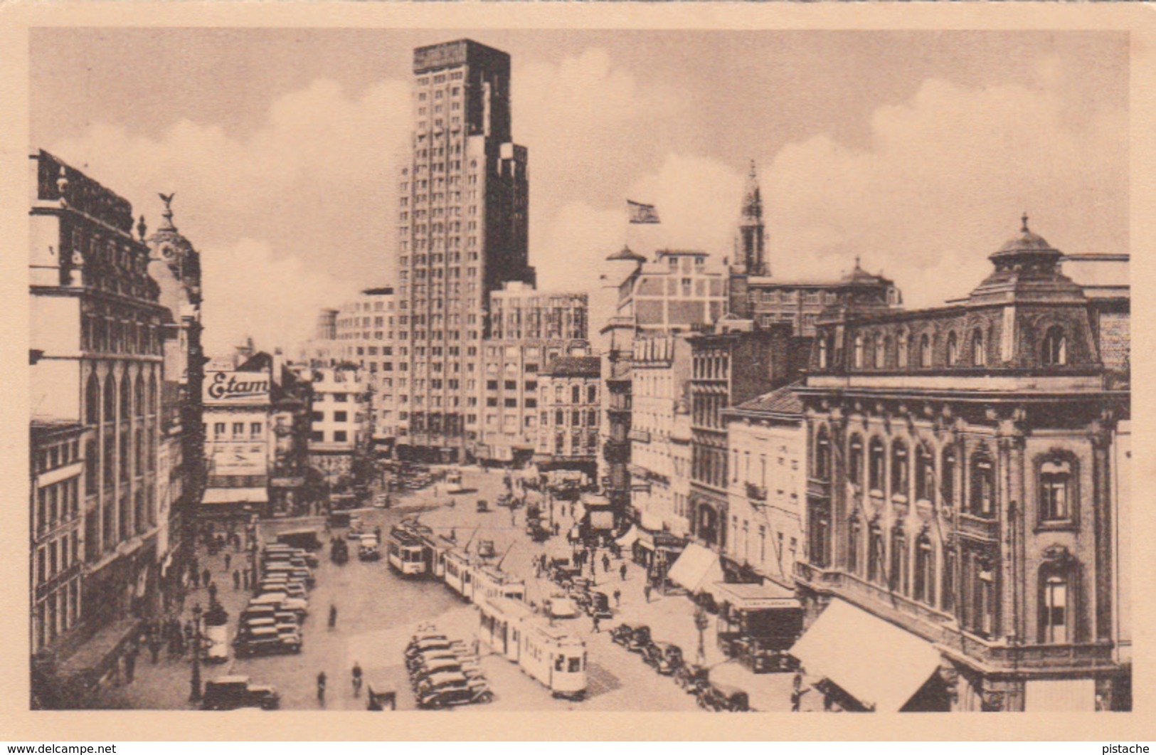 Belgique Belgium Anvers Antwerpen - Vue Sur Le Toren-Gebouw - Animated - Unused - VG Condition - 2 Scans - Antwerpen