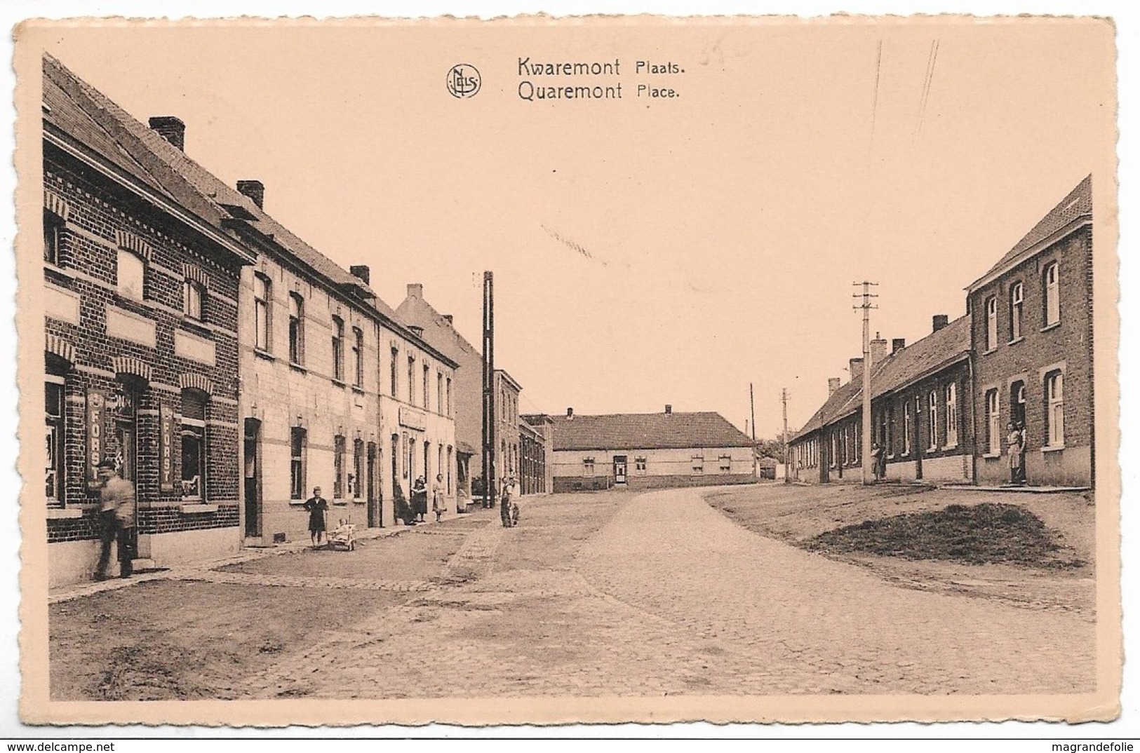 CPA PK  KWAREMONT  PLAATS   QUAREMONT  PLACE  CARTE ANIMEE - Other & Unclassified