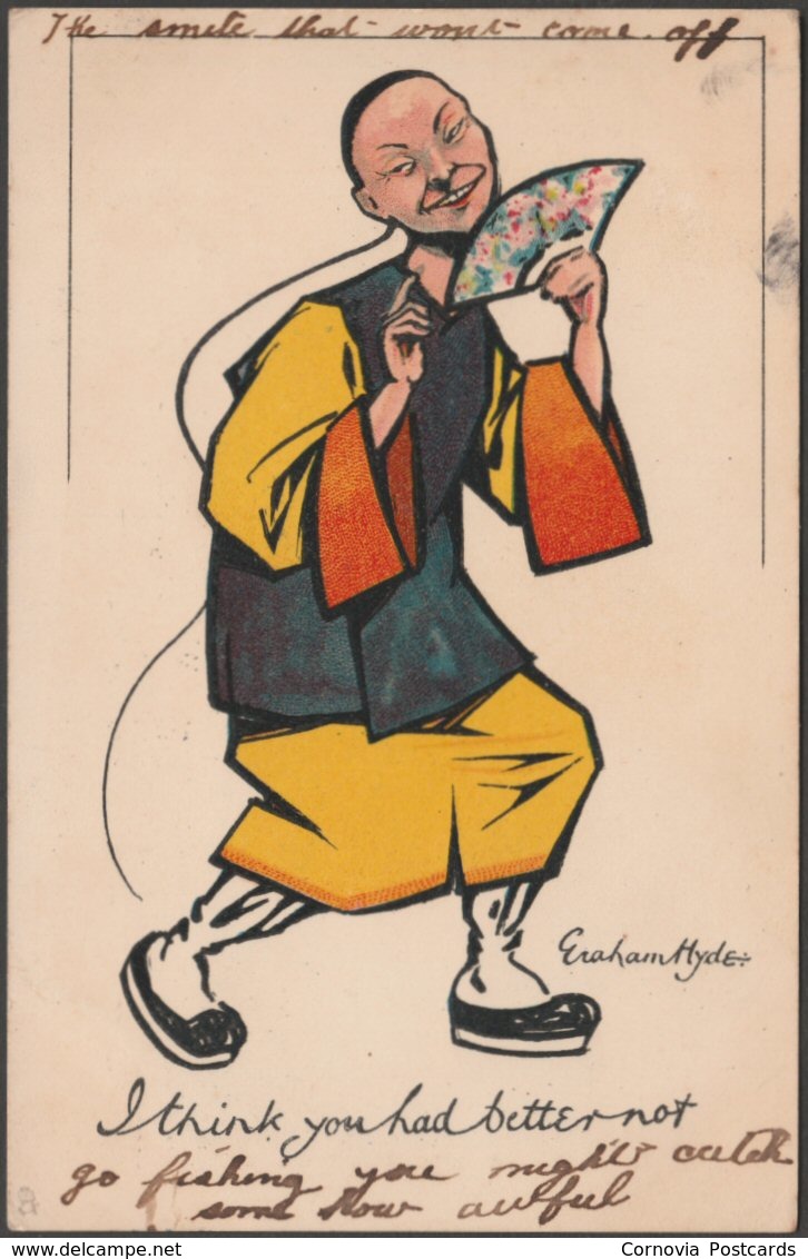 Graham Hyde - I Think You Had Better Not, 1904 - Tuck's Write Away Postcard - Other & Unclassified