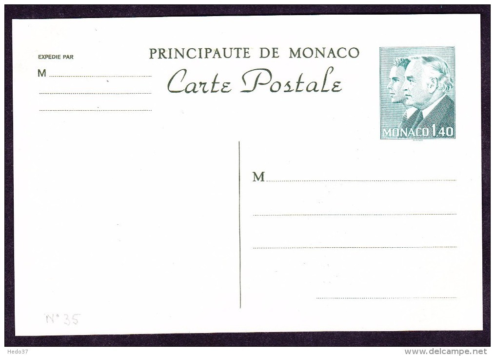 Monaco Entiers Postaux - Postal Stationery