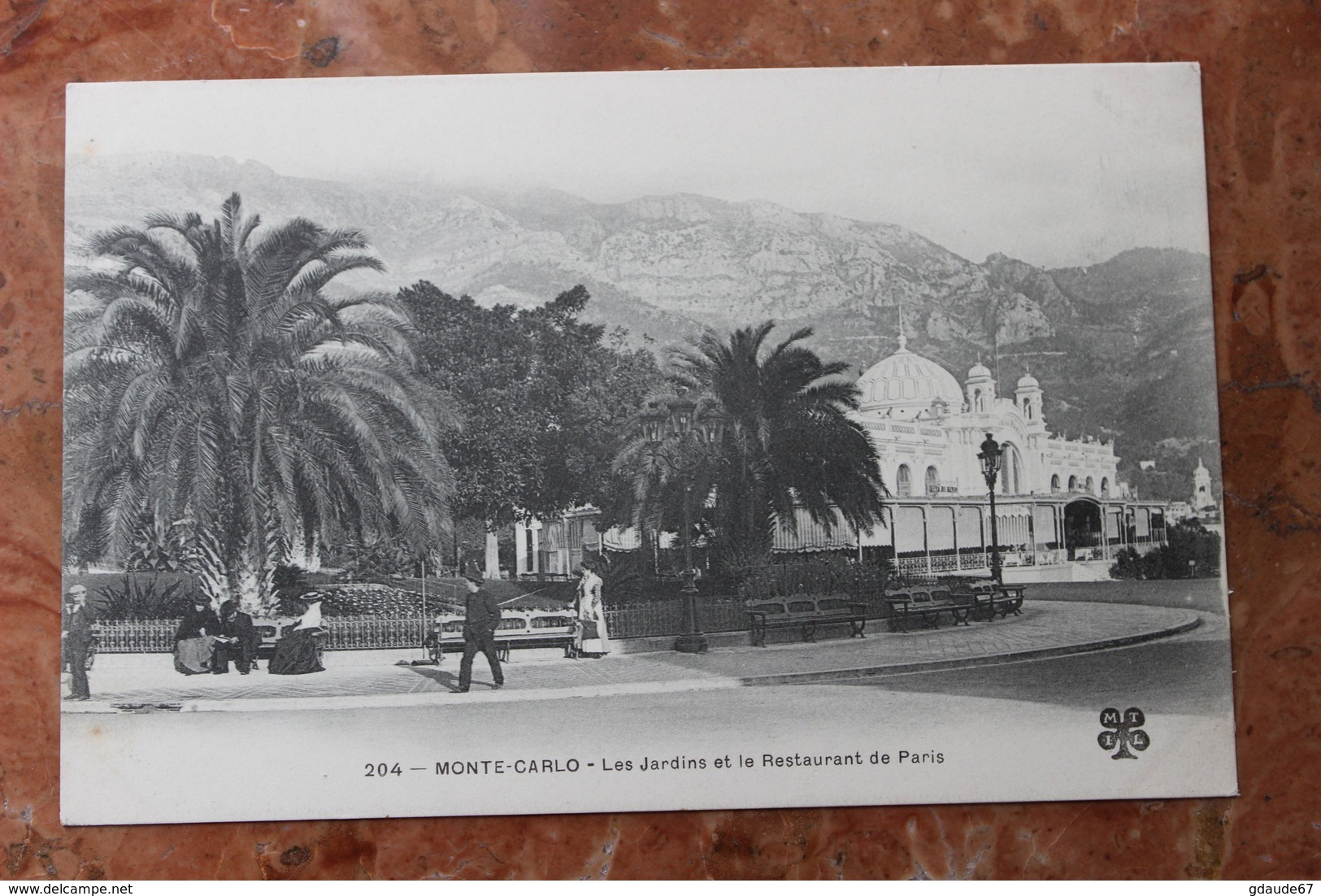 MONACO - LES JARDINS ET LE RESTAURANT DE PARIS - La Condamine