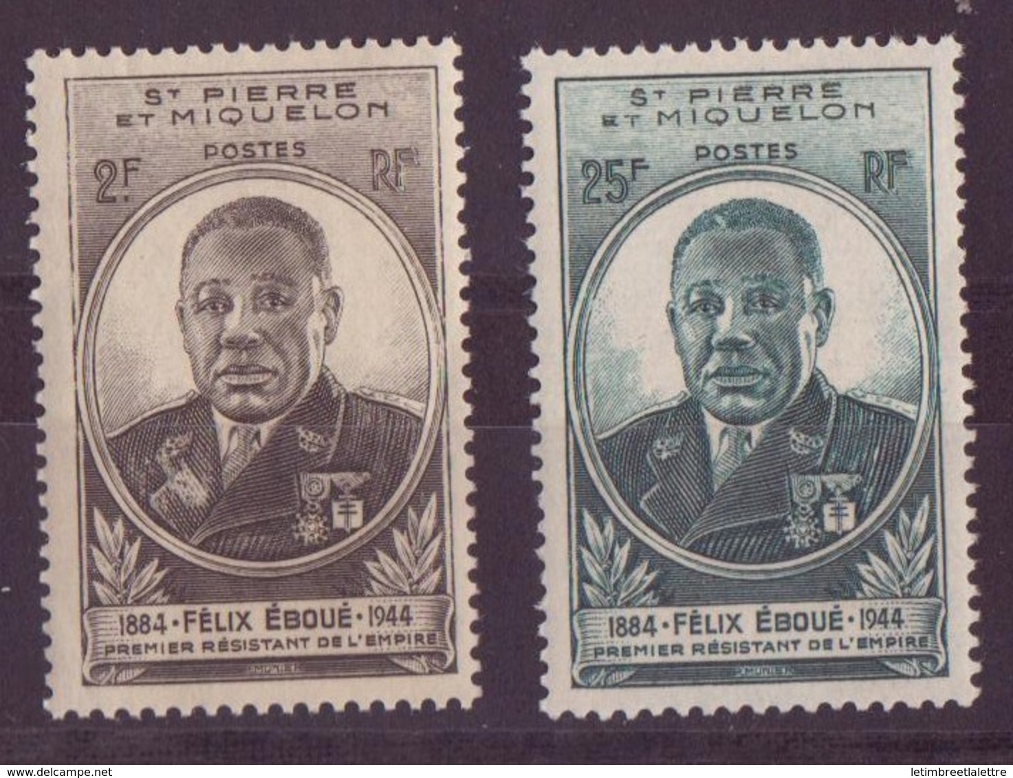 Saint-Pierre-et-Miquelon N ° 323 Et 324** - Unused Stamps
