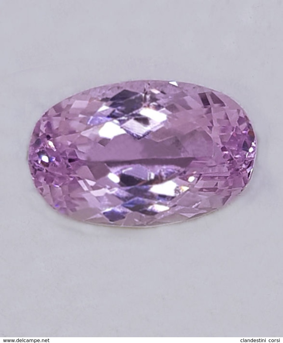 Kunzite Naturel 11,93 Ct Avec Certificat - Ohne Zuordnung