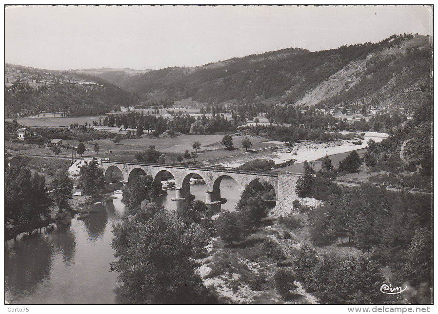 Retournac 43 - Pont De Changues Et Village De Cottier Et De Vousse - 1956 - Retournac