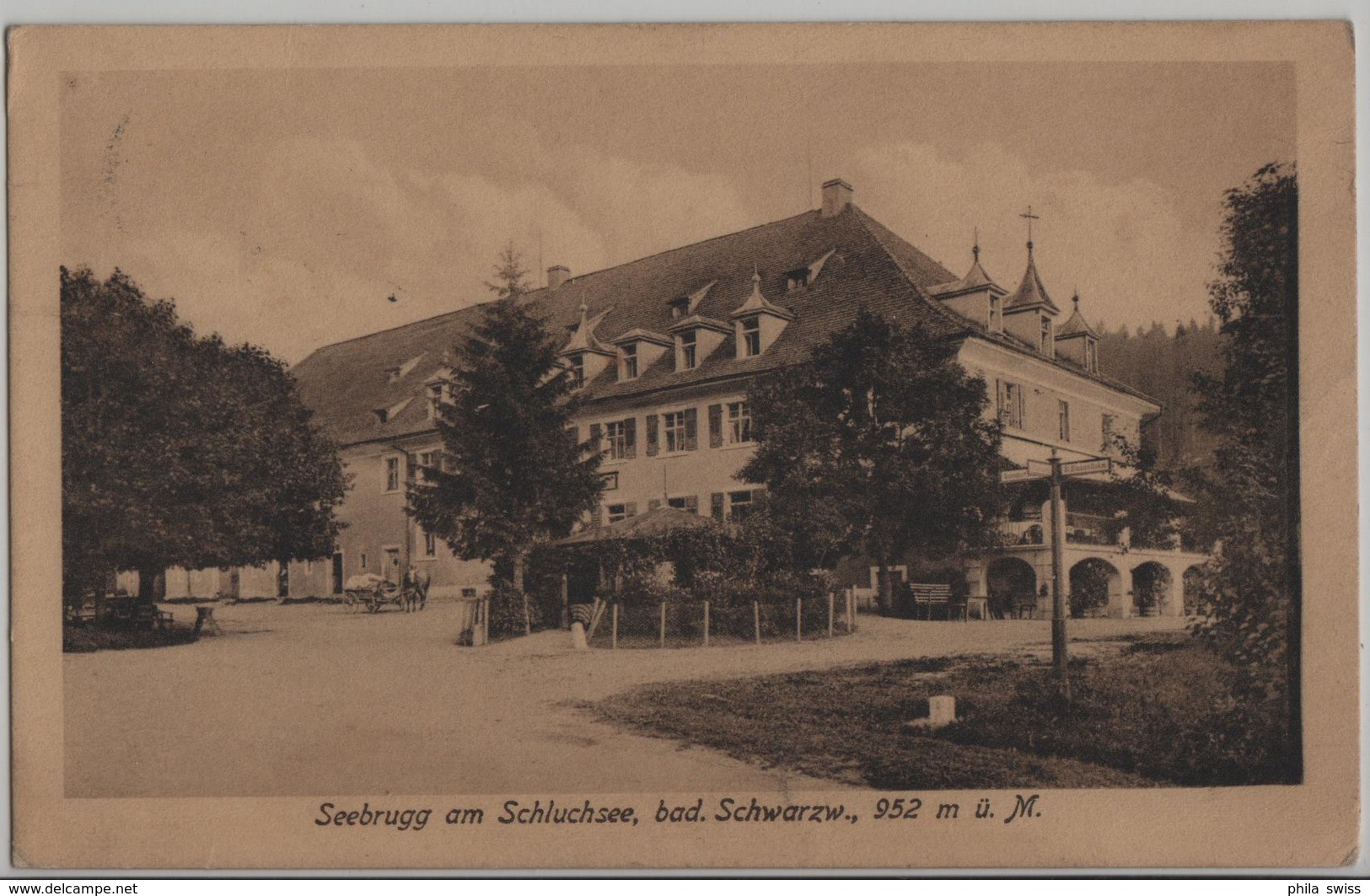 Seebrugg Am Schluchsee, Bad. Schwarzwald Gasthof Und Pension - Schluchsee