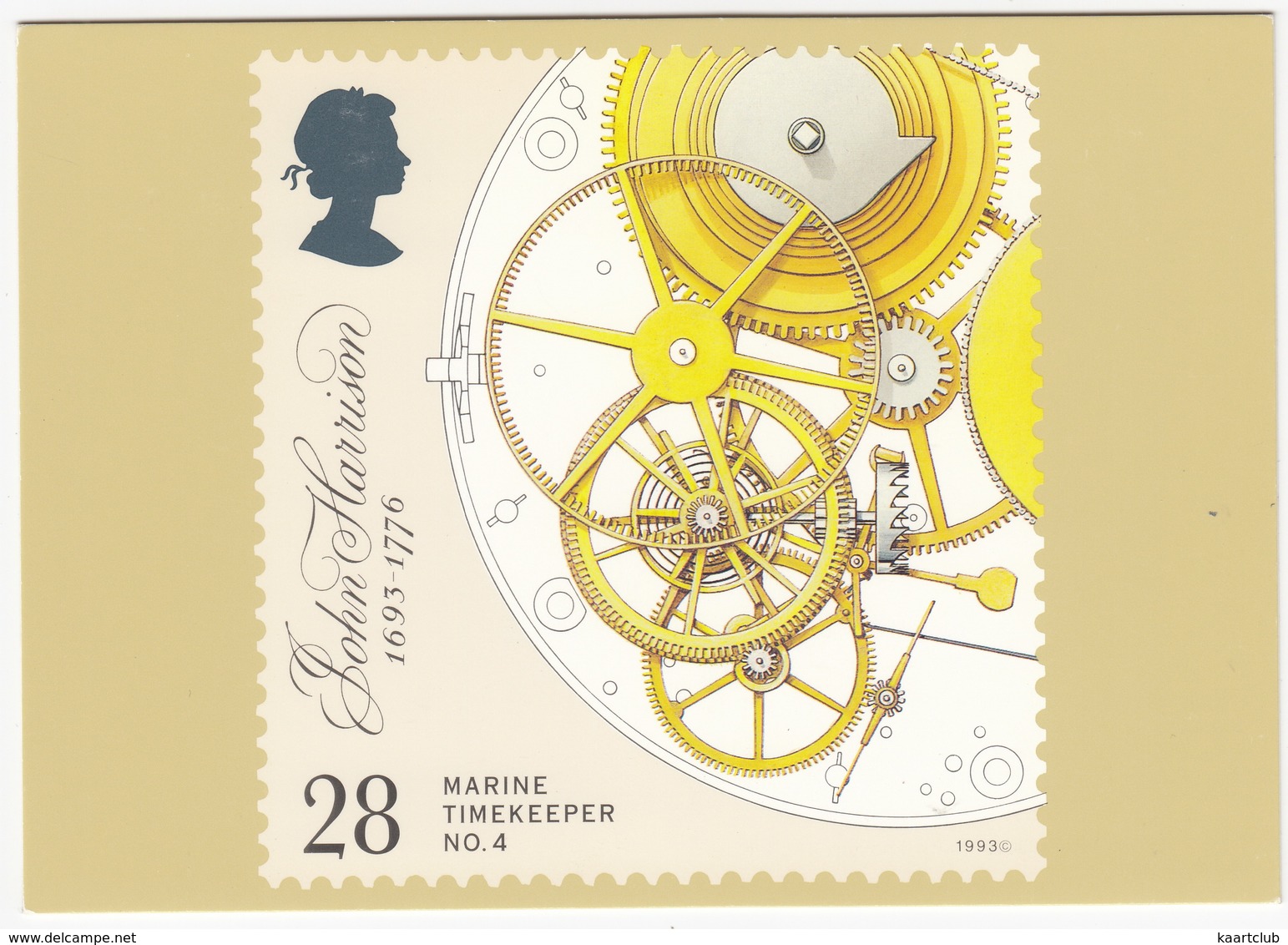 Marine Timekeepers - No.4 : Escapement, Remontoire And Fusee  - (28p Stamp)  - (U.K.) - Postzegels (afbeeldingen)