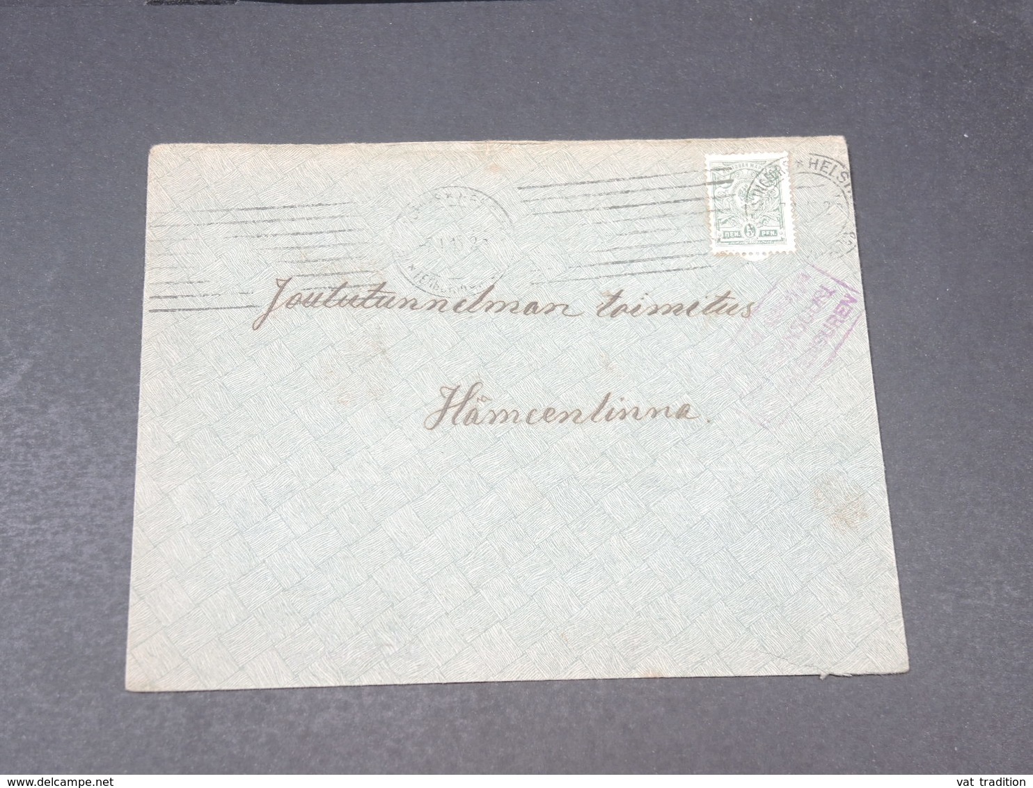 FINLANDE - Enveloppe De Helsinki En 1915 ( Occupation Russe ) Pour Hämcentinne - L 17952 - Brieven En Documenten