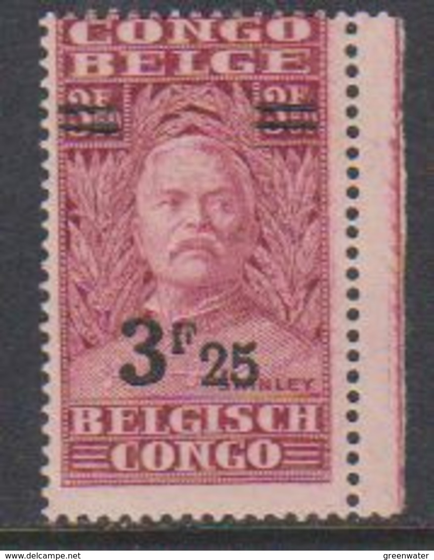 Belgisch Congo 1931 Stanley Ovptd 3.25F Op 3.50F  ** Mnh (38942C) - Ongebruikt