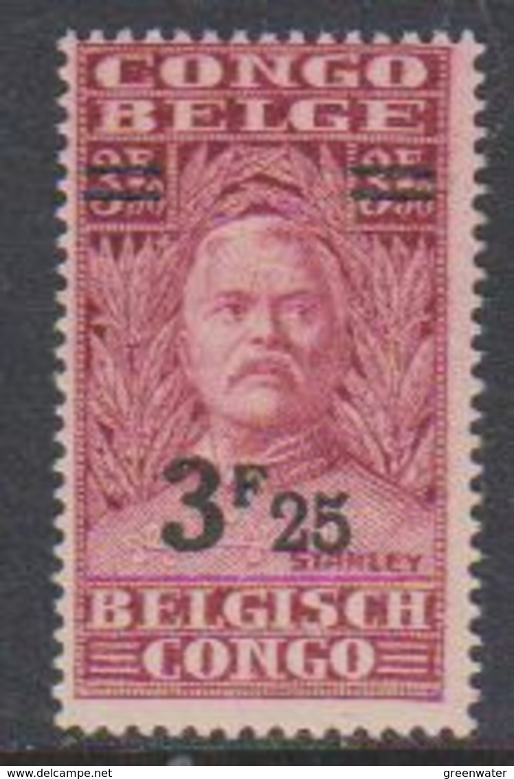 Belgisch Congo 1931 Stanley Ovptd 3.25F Op 3.50F  ** Mnh (38942D) - Ongebruikt