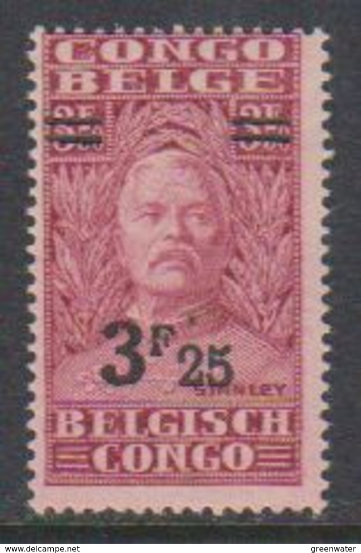 Belgisch Congo 1931 Stanley Ovptd 3.25F Op 3.50F  ** Mnh (38942E) - Ongebruikt