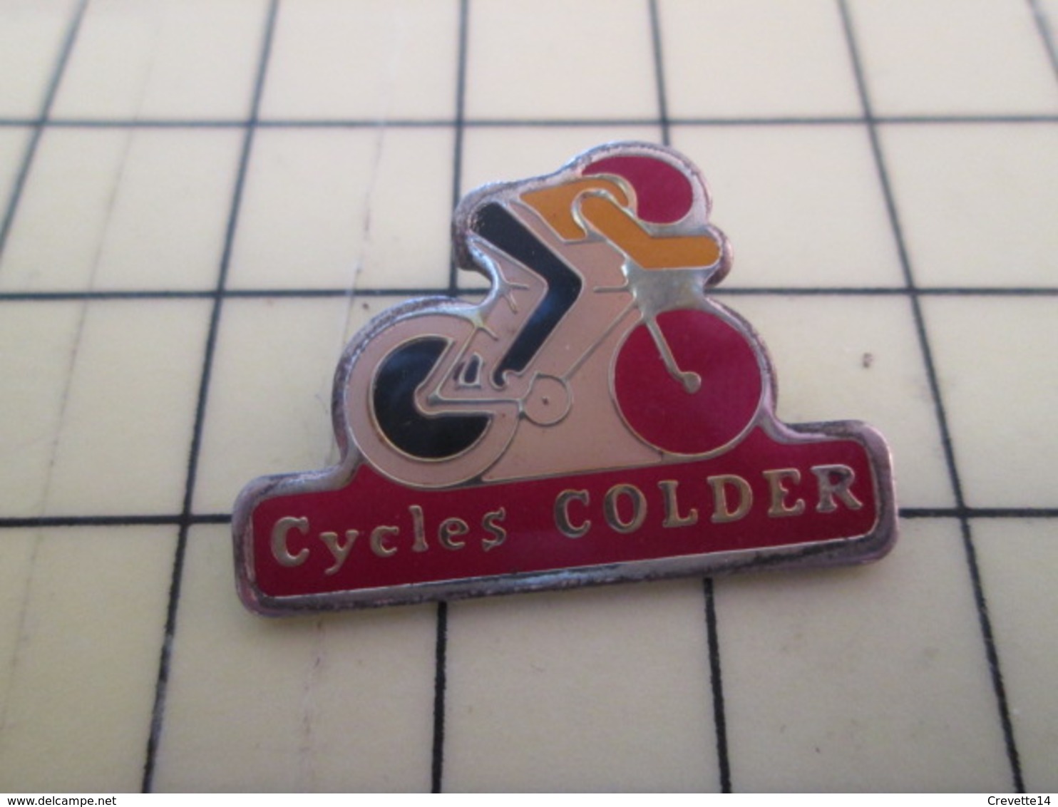 Pin613e Pin's Pins / Beau Et Rare / THEME : SPORTS / CYCLISME VELO ROUES CYCLES COLDER - Cyclisme