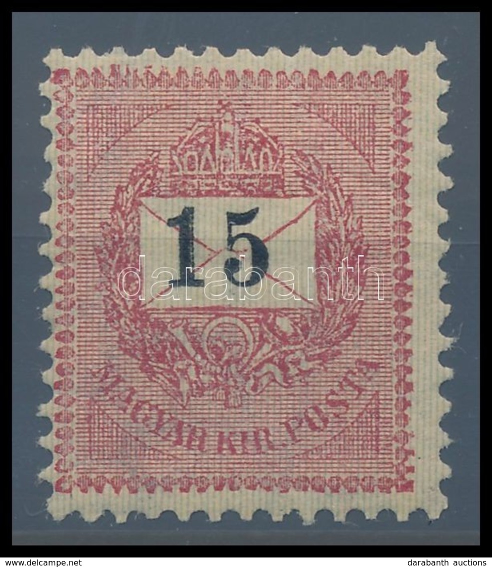 ** 1899 15kr RRR! (120.000) (jelentéktelen Gumirepedés) - Altri & Non Classificati