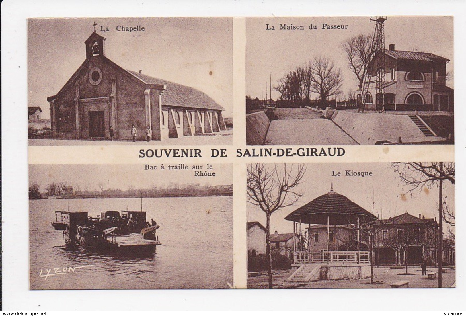 CPA 13 SALIN DE GIRAUD Souvenir Multivues - Autres & Non Classés