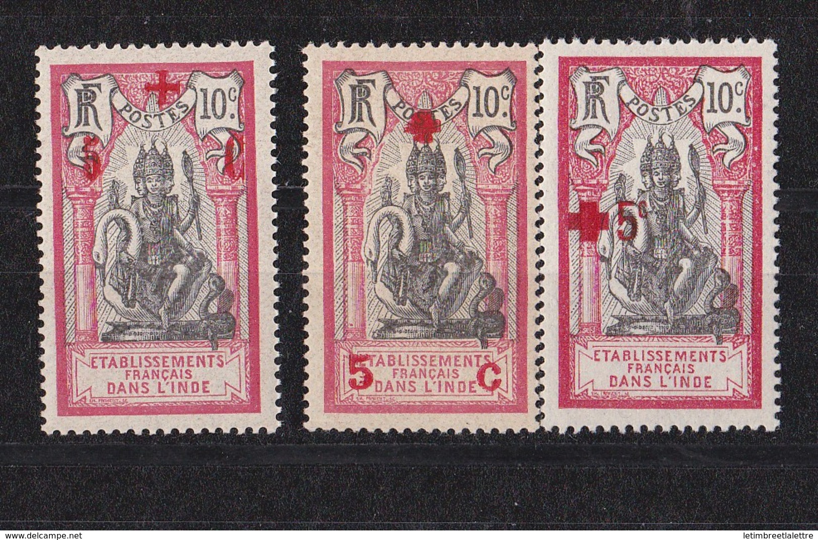 Inde N ° 46 à 48** - Unused Stamps