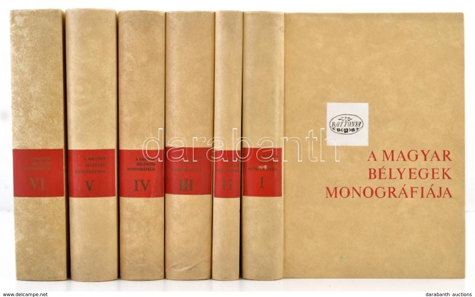 Magyar Bélyegek Monográfiája I-VI Kötetek, / Monography Of Hungarian Stamps Parts I-VI, - Altri & Non Classificati