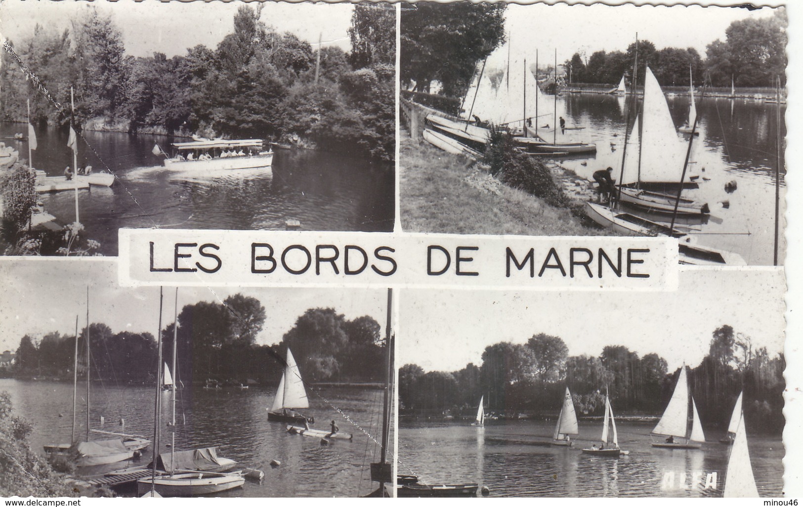 BORDS DE MARNE: CPSM P.F.DE 1962.MULTI-VUES MARNE ET VOILIERS.B.ETAT.PETIT PRIX COMPAREZ!!! - Autres & Non Classés