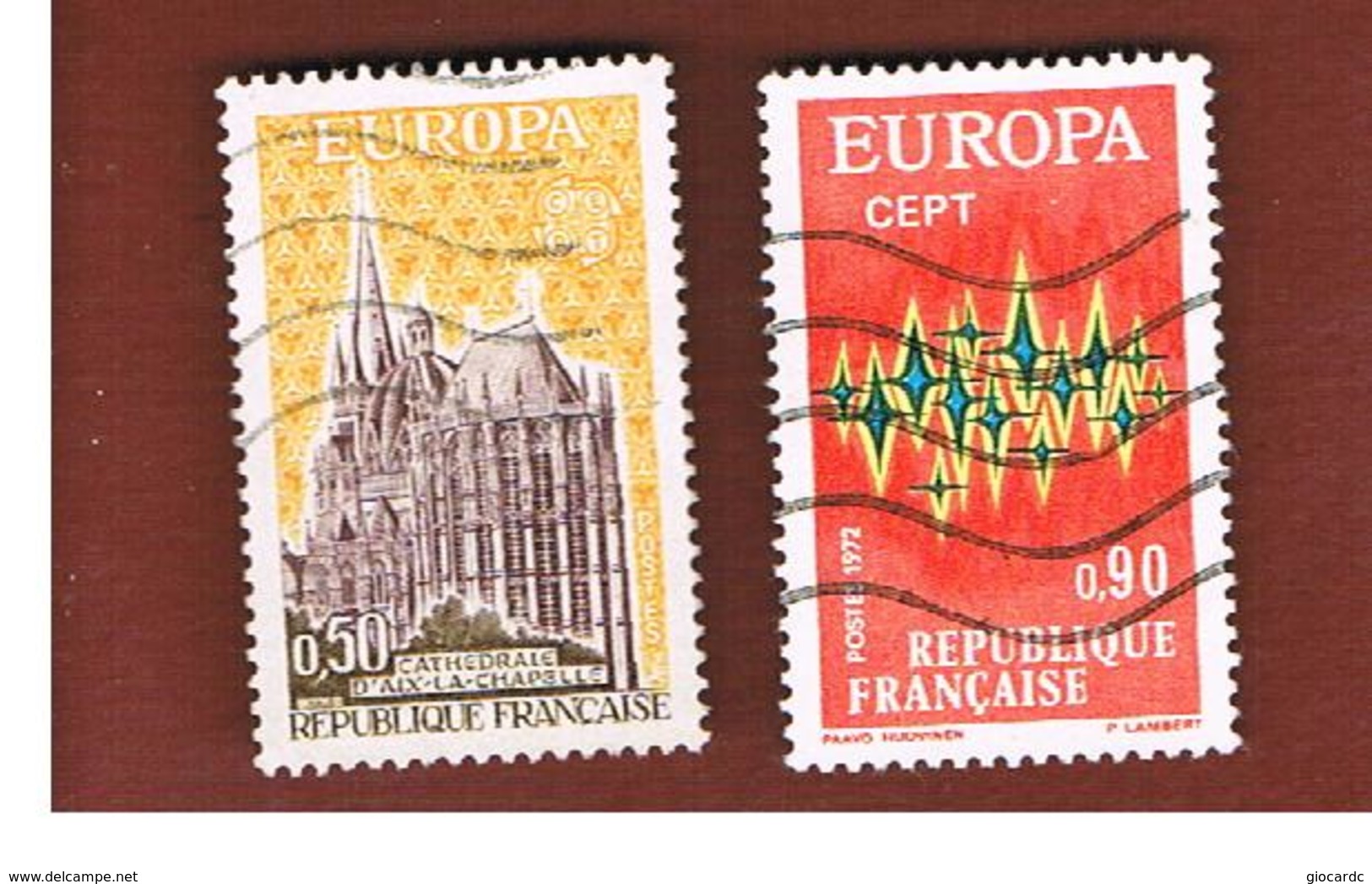 FRANCIA (FRANCE)  - 1972 EUROPA  - USED - 1972