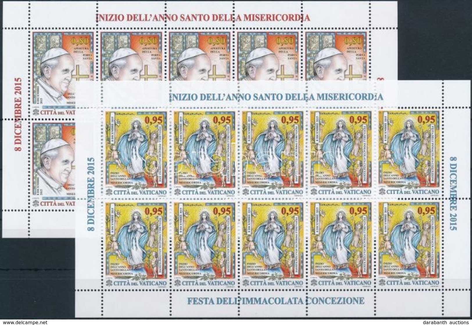 ** 2015 Szent év Kisív Sor Mi 1857-1858 - Altri & Non Classificati