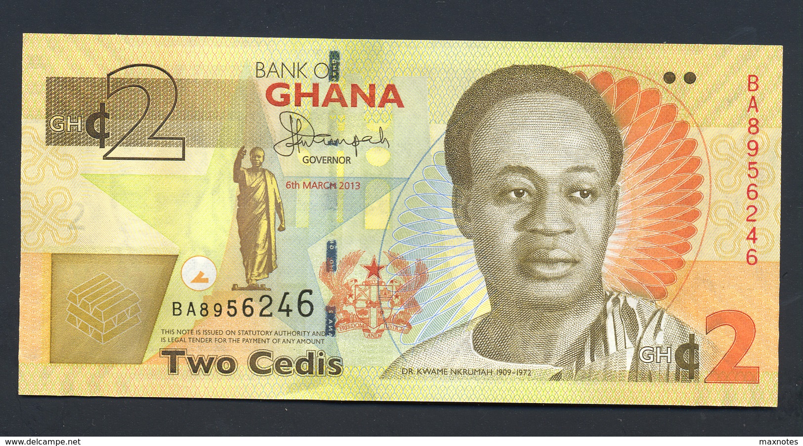 GHANA : 2 Cedis -  Pi7A - 2014 - UNC - Ghana