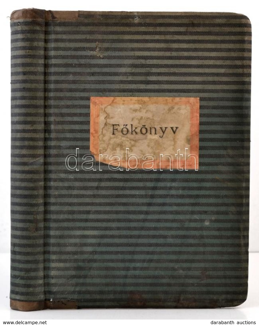 1907 A Wendt Testvérek Kereskedelmi, Pénzintézeti Könyvek Gyára és Vonalazó Intézet Gyártotta Kitöltetlen F?könyv, Okmán - Non Classés