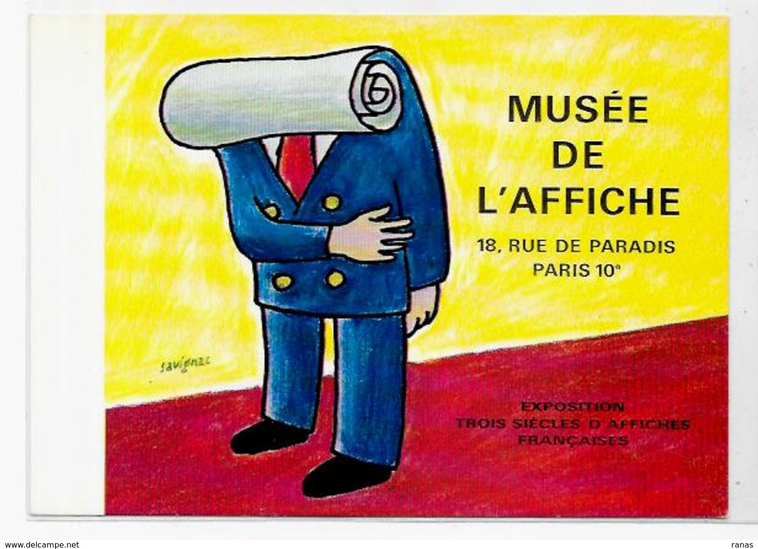 CPSM SAVIGNAC Affichiste Non Circulé Musée De L'affiche - Savignac