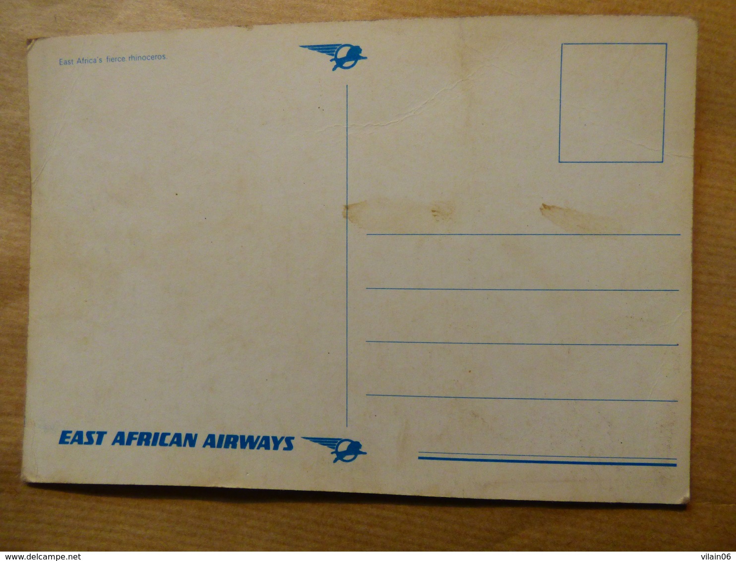 AIRLINE ISSUE / CARTE COMPAGNIE    EAA / EAST AFRICAN AIRWAYS - 1946-....: Modern Era