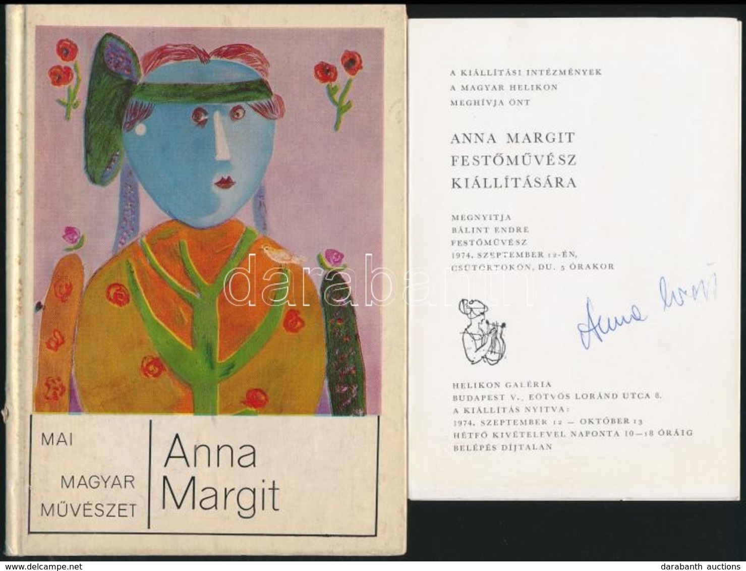 S. Nagy Katalin: Anna Margit. Mai Magyar M?vészet. Bp.,1971, Képz?m?vészeti Alap. Kiadói Kartonált Papírkötés. A M?vész, - Unclassified