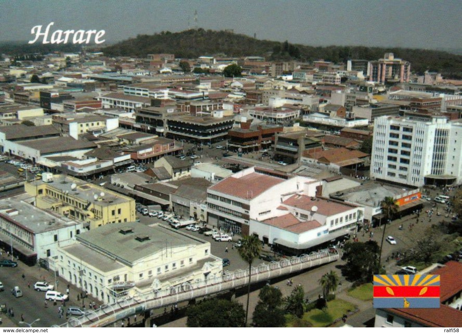 1 AK Zimbabwe * Blick Auf Harare - Die Hauptstadt Von Simbabwe - Luftbildansicht * - Zimbabwe