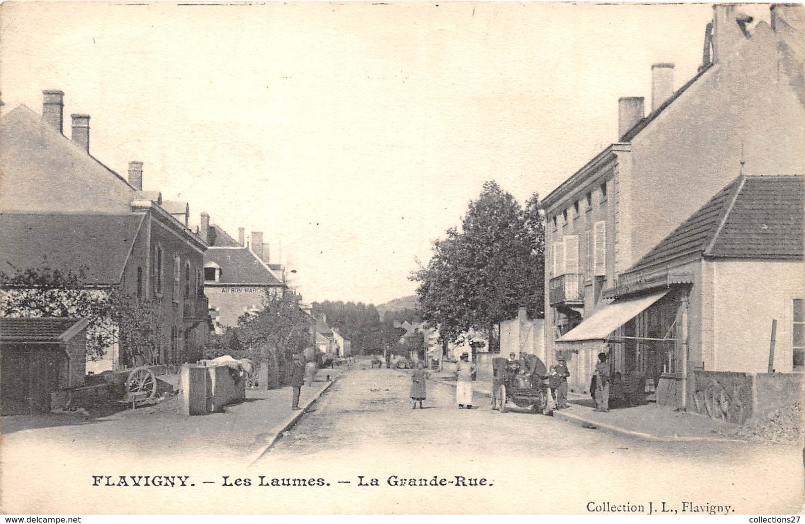 21-FLAVIGNY- LES LAUMES, LA GRANDE RUE - Autres & Non Classés