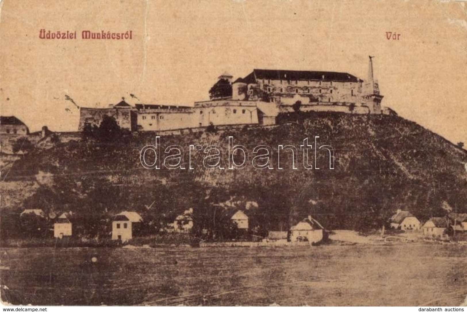 T2/T3 Munkács, Mukacheve, Mukacevo; Vár. W. L. 752. / Castle (EK) - Non Classificati
