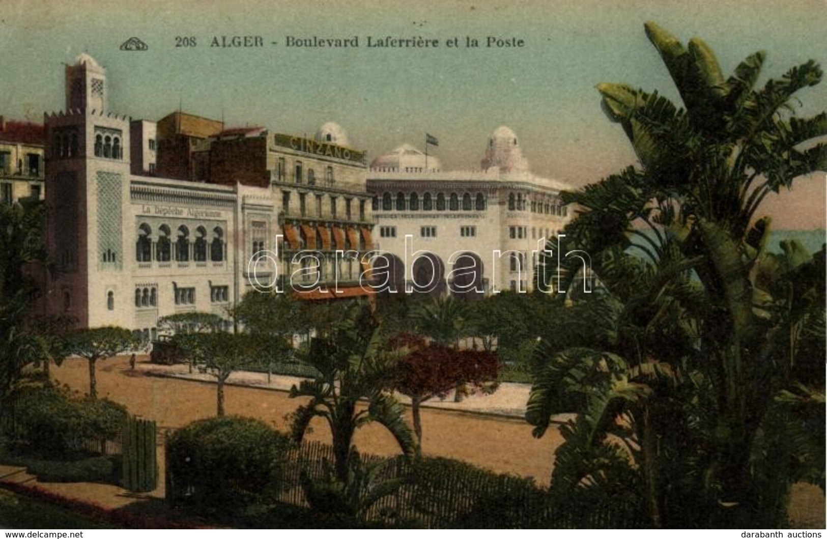 * T2/T3 Algiers, Alger; Boulevard Laferriere Et La Poste / Boulevard And Post (EK) - Non Classificati