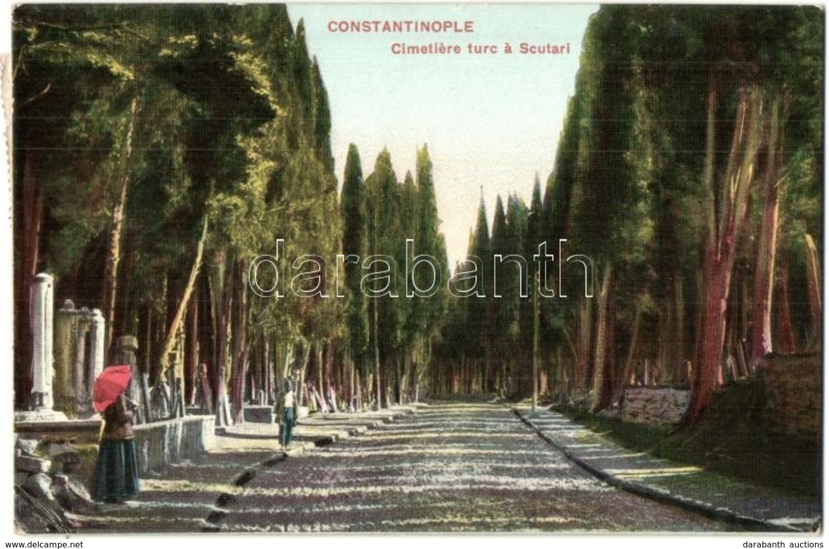 T2 Constantinople, Istanbul; Cimetiere Turc A Scutari / Turkish Cemetery - Non Classificati